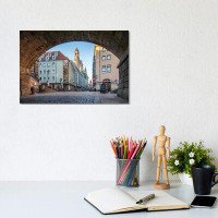 East Urban Home Old Town Of Dresden With Frauenkirche by Jan Becke - Wrapped Canvas Gallery-Wrapped Canvas Giclée