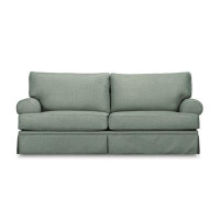Wayfair Custom Upholstery Cristobal 90" Rolled Arm Sofa with Reversible Cushions