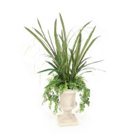 Canora Grey 36.5" Artificial Foliage Grass in Urn