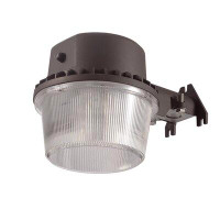 Red Barrel Studio Bucyrus Bronze 1 - Bulb 6" H Integrated LED Outdoor Armed Sconce with Dusk to Dawn