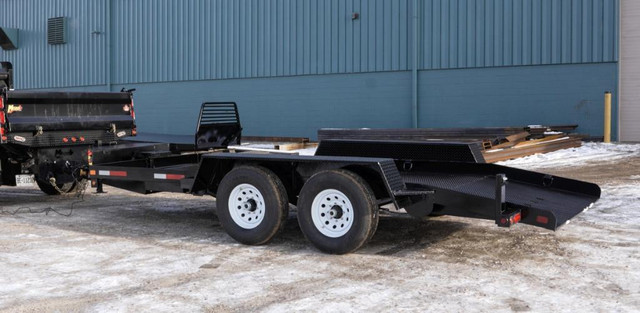 Miska Hydraulic Drop Deck Trailer - Made in Canada in Heavy Equipment Parts & Accessories in Ontario - Image 2
