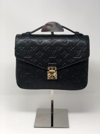 Louis Vuitton Metis Pochette Black Empreinte Leather Shoulder Bag Women Purse