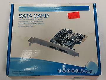 SATA1.0 PCI EXPRESS CARD WITH 2 INDEPENDENT SATA CHANNELS - NEW $24.99 in General Electronics in Toronto (GTA)