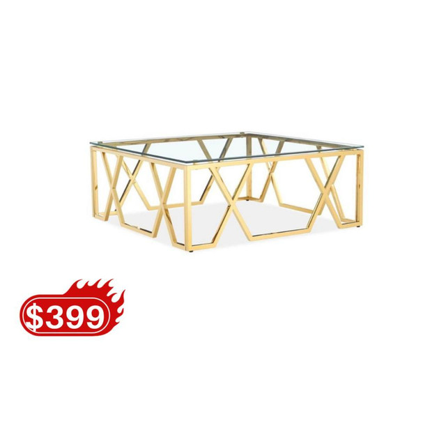 Square Gold Coffee Table Sale !! in Coffee Tables in City of Toronto