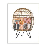 George Oliver 'Puppy Dog Chair Pet' Painting Print