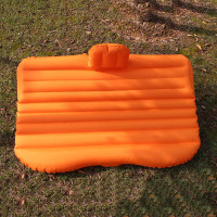 Clearance ! Orange Color Car Back Seat Air Mattress Rest Inflatable Bed Outdoor Rest Preferred 251397