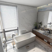 Creationstry Modern Luxury Acrylic  Freestanding Soaking Bathtub