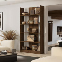 Latitude Run® Flexible Standard Open Shelving Bookcase
