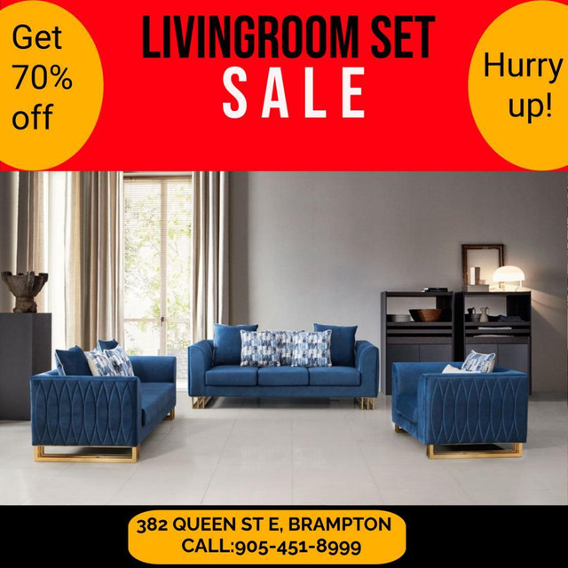 Floor Model Clearance Sofa Set !! in Couches & Futons in Oshawa / Durham Region