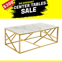 White Gold Coffee Table Sale !! Huge Sale !!