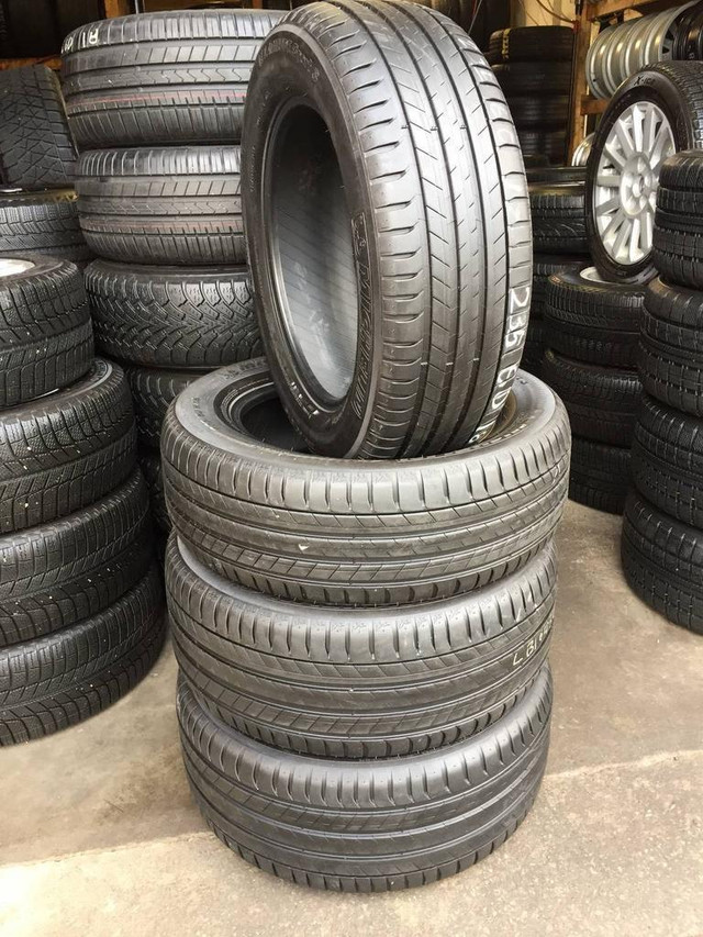 18 in PORSCHE OEM TAKE OFFS LIKE NEW SET OF 4 STAGGERED SUMMER TIRES MICHELIN LATITUDE SPORT 3 235/60R18 AND 255/55R18 in Tires & Rims