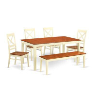 Wooden Importers Napoli 6 Piece Dining Set