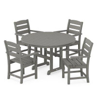 POLYWOOD® Round 4 - Person 48'' Long Dining Set