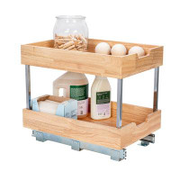 Rebrilliant 2 Tier Wood Pull Out Pantry