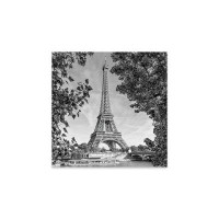 Latitude Run® Paris Eiffel Tower & River Seine Print On Acrylic Glass