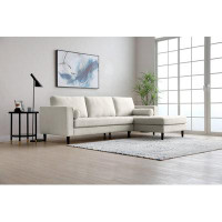 Auberge Designs Salo 100.2" Wide Right Hand Facing Sofa & Chaise