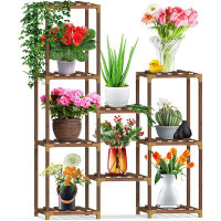 Arlmont & Co. Kinberlin Rectangular Etagere Plant Stand