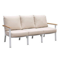Brayden Studio Hardrigg Patio Sofa with Cushions