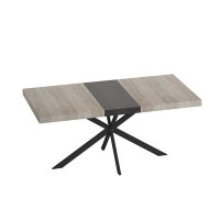 Millwood Pines 55.11'' -70.86"Retro Rectangular Stretch Dining Table