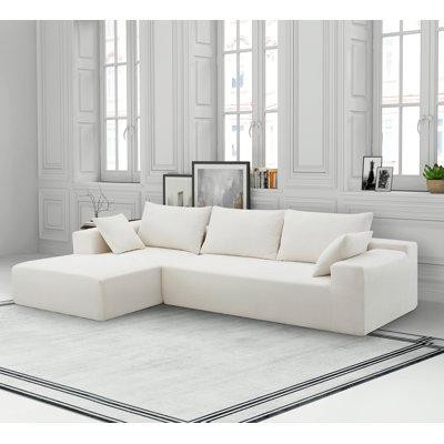 Ebern Designs 2 Pc Free Combination Modular Sectional Sofa in Couches & Futons
