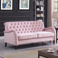 GZMWON Chesterfield Sofa 3 Seater, Upholstered Sofa