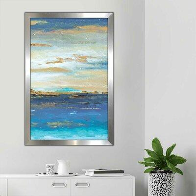 Highland Dunes Sea Mystery Panel III by Patricia Pinto - Picture Frame Print in Home Décor & Accents