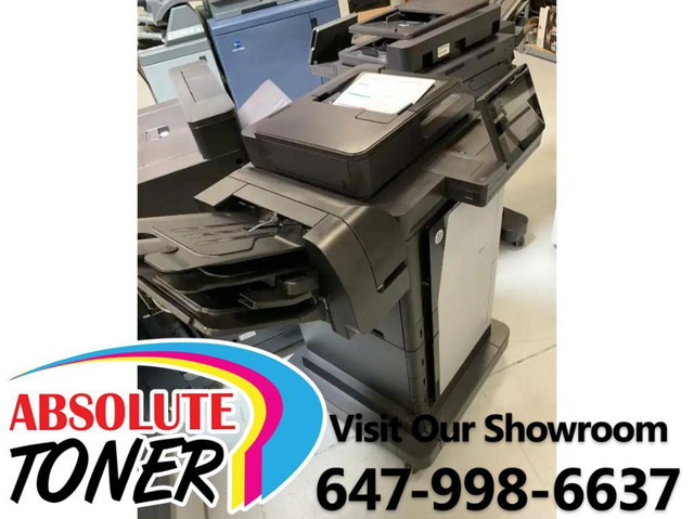 HP Color LaserJet Enterprise MFP M680 Series Office Laser Printer Scanner Copier Photocopier uses large toner in Printers, Scanners & Fax in Ontario - Image 4