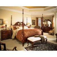 Astoria Grand Staas Solid Wood Four Poster Bed