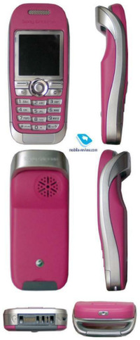 Rogers Sony Ericsson J300A Pink GSM 850/1900 Phone, Mint Shape