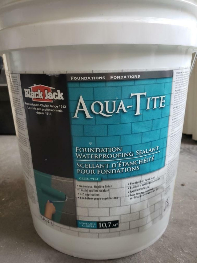 Black Jack® Aqua-Tite Liquid Waterproofing Seal 18.9l Pails ( 5 Gal ) in Other in Alberta