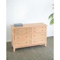 Red Barrel Studio Pine Solid Wood 8 - Drawer Accent Chest
