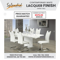 Canada Day Sale!! Contemporary &amp; Unique Glass Dining Table Starts at $449.00