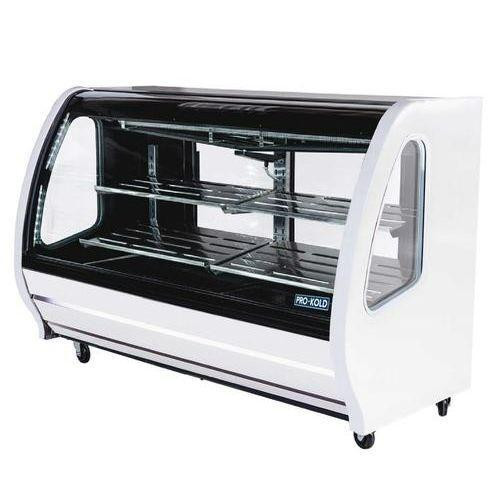 Pro-Kold Curved Glass 74 Refrigerated Deli Case - Available in White, Black or S/S Finish in Other Business & Industrial - Image 3