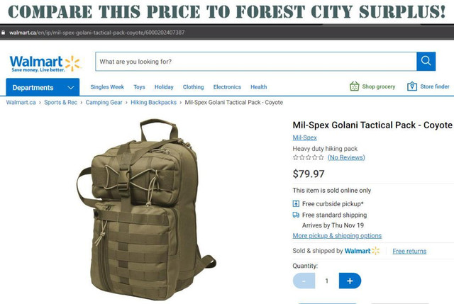 Mil-Spex® Golani Tactical Pack dans Pêche, camping et plein Air - Image 3