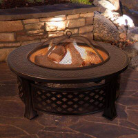 Sol 72 Outdoor™ Adriana 32-Inch Steel Wood Burning Outdoor Fire Pit
