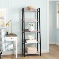 Latitude Run® Ahlexis Metal Ladder Bookcase