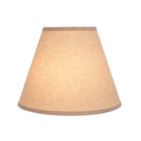 Darby Home Co 11" H Jacquard Textured Fabric Empire Lamp shade ( Spider ) in Sand Yellow