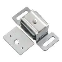 Hickory Hardware Catches Collection Double Magnetic Catch 2 Inch Centre To Centre Cadmium Finish (25 Pack)