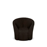 Koket Bloom III 35" Wide Velvet Barrel Chair