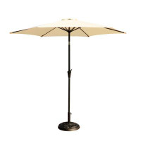 Latitude Run® 8.8 Feet Outdoor Aluminum Patio Umbrella