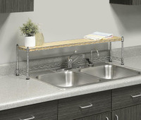 NEW KITCHEN OVER THE SINK SHELF WOOD BOARD 7251250