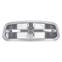 RAM Pickup RAM 1500 Grille Chrome Frame With Chrome Wave Mesh - CH1200409