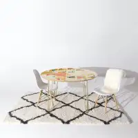 East Urban Home 83 Oranges Geometric Abstraction Dining Table