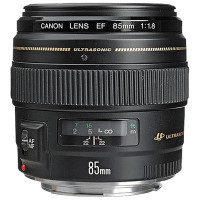 Canon EF 85mm f/1.8 USM Lens - Black