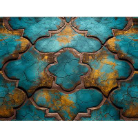 VisionBedding Cracked Texture Round Rug Visual Art Circular rug is perfect for a living, bedroom or bathroom.