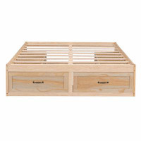 Dovecove Platform Bed with 6 Storage Drawers