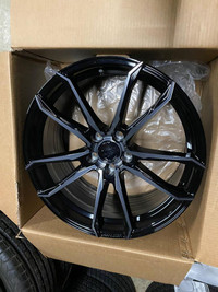 FOUR NEW 19 INCH ENVY FLOW FORGED FF1 19X9.5 5X114.3