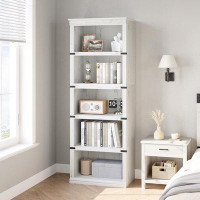 Wildon Home® 67.4" Tall Farmhouse 5-Tier Bookcase For Home Office