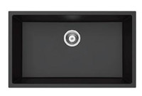 VOGRANITE 30 Inch Undermount/Top Mount Kitchen Sink (Single Bowl) - 30x18 x 9 - Available in 5 colors - Graz GS