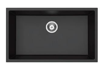 VOGRANITE 30 Inch Undermount/Top Mount Kitchen Sink (Single Bowl) - 30x18 x 9 - Available in 5 colors - Graz GS in Plumbing, Sinks, Toilets & Showers